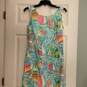 Lilly Pulitzer “You Gotta Regatta” Sailboat Print Dress